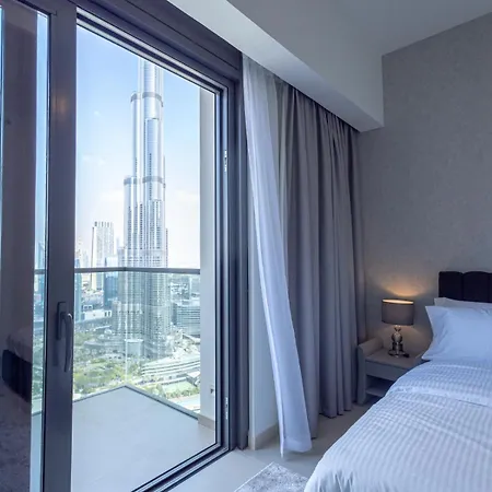 Ferienwohnung Mh - Act Tower - Downtown - Burj View 3Bhk -Ref4001 Dubai Exterior foto
